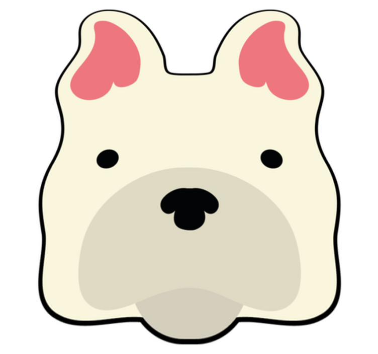 Alfombra vinílica animales linda decoración canina - TenVinilo