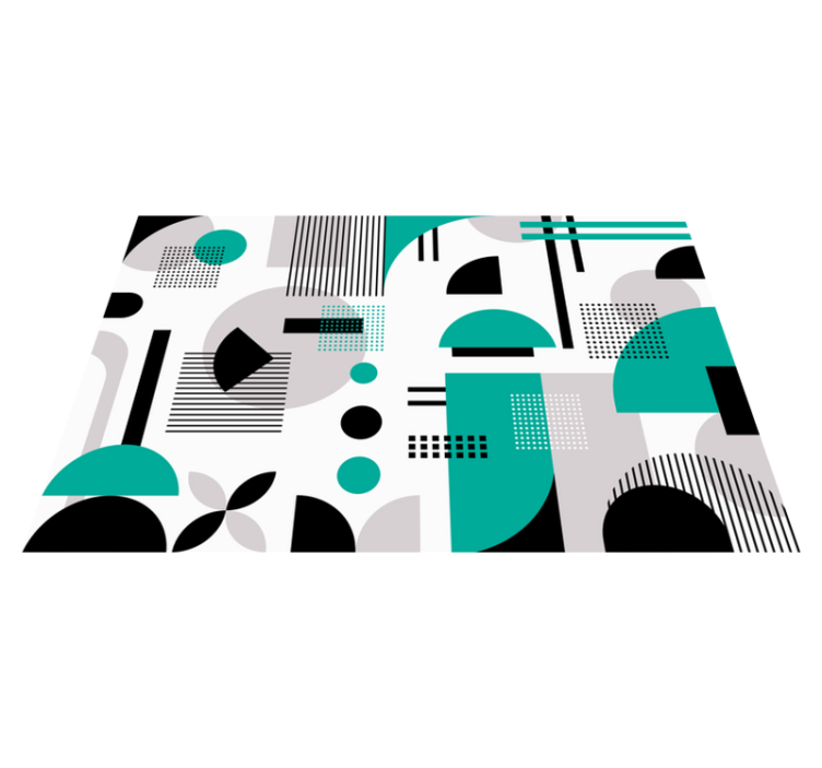 Alfombra de vinilo geométrica Geométrico moderno - TenVinilo