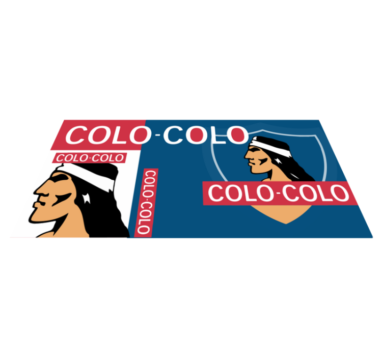 Alfombra vinílica juvenil patrón equipo Colo - TenVinilo