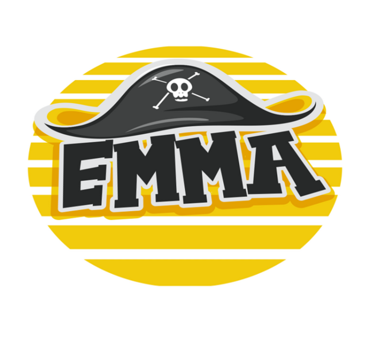 Alfombra vinílica personalizable temática pirata - TenVinilo