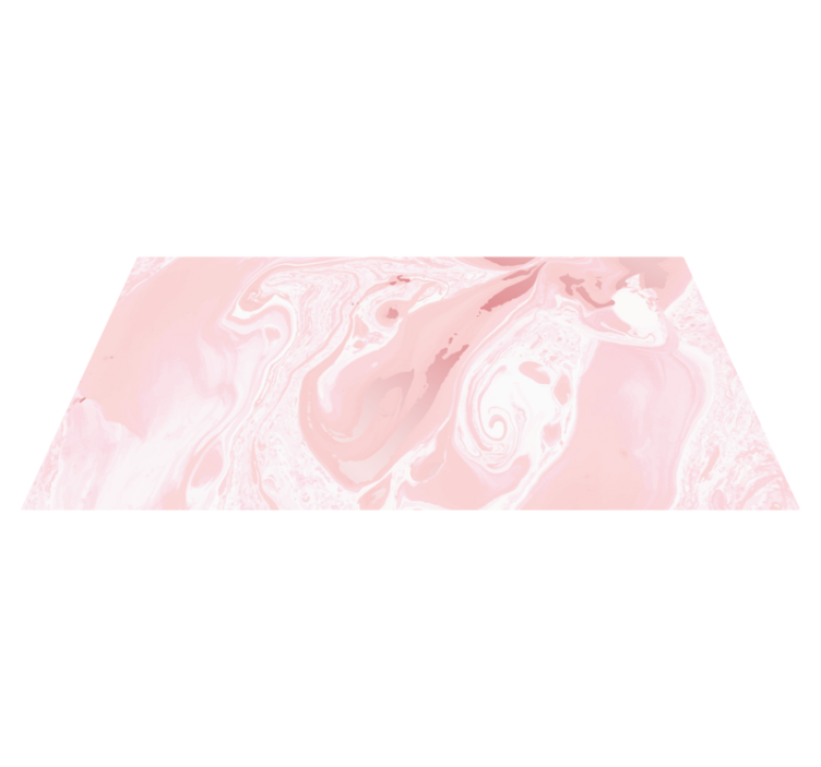 Alfombra vinílica imitación mármol patrón de remolino rosa - TenVinilo