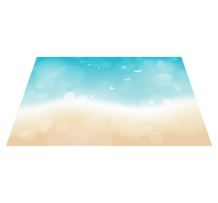 Alfombra vinílica salón brisa del océano - TenVinilo