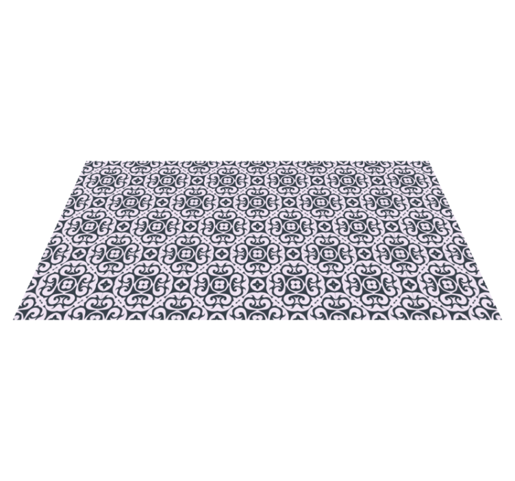 Alfombra vinílica mosaico composición mosaico elegante - TenVinilo