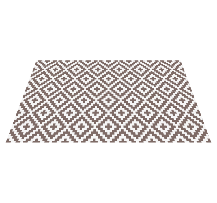 Alfombra vinílica para cocina cuadrados grises - TenVinilo