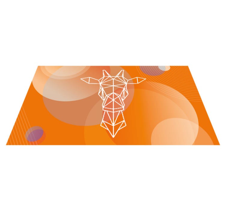 Alfombra vinílica moderna patrones geométricos abstractos - TenVinilo