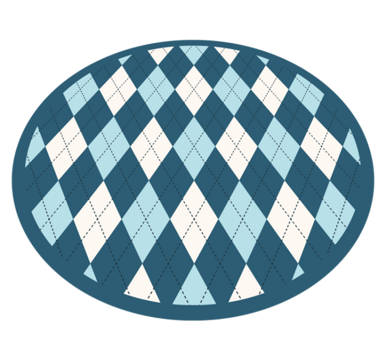 Alfombra vinílica geométrica elegancia en diamantes - TenVinilo