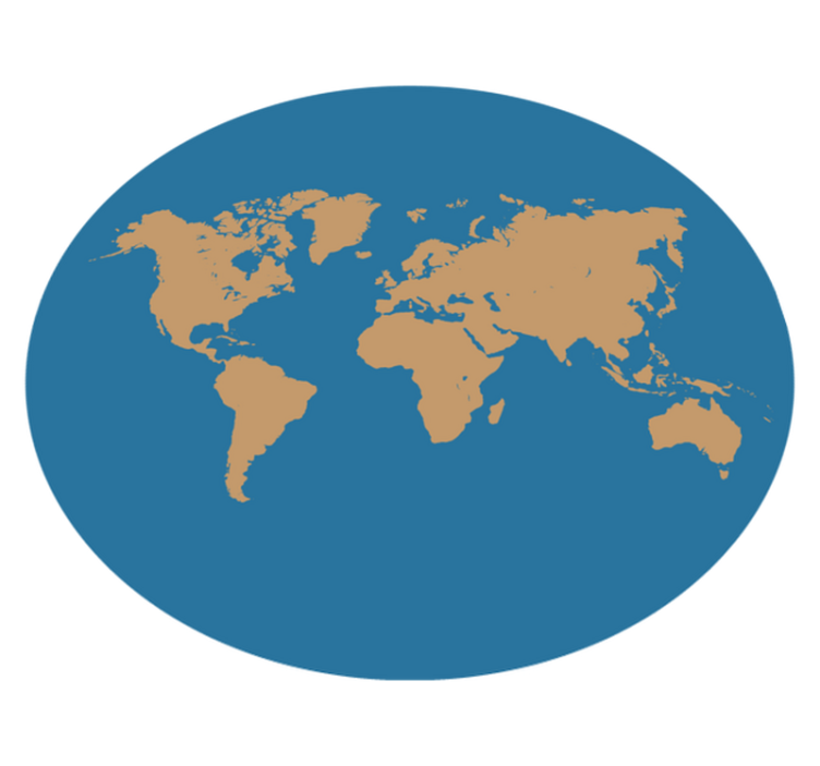 Alfombra vinílica mapamundi descubrimiento geográfico - TenVinilo