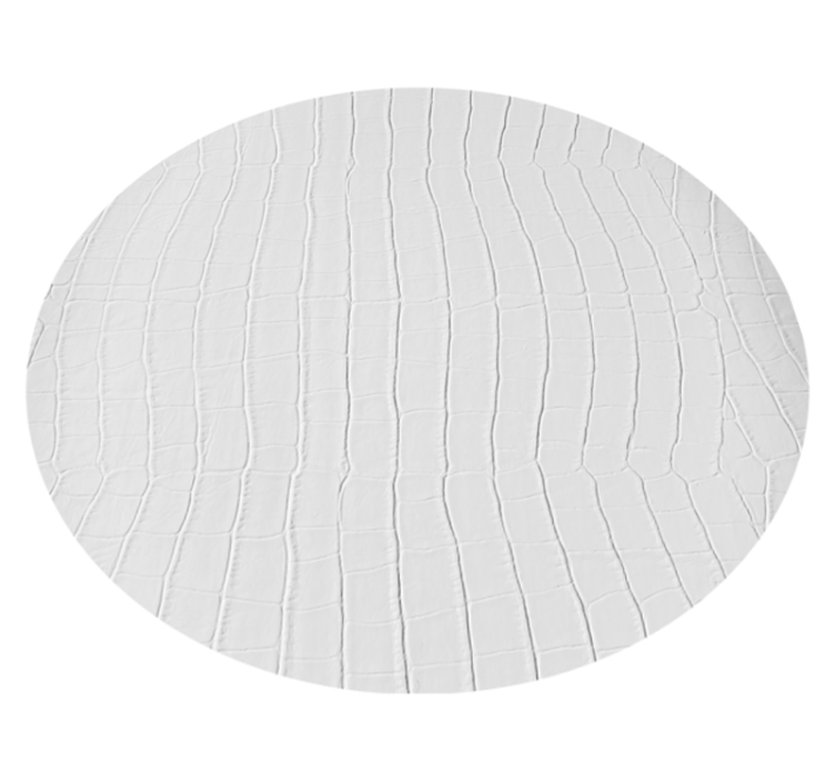 Alfombra vinílica animales patrón de cocodrilo blanco - TenVinilo