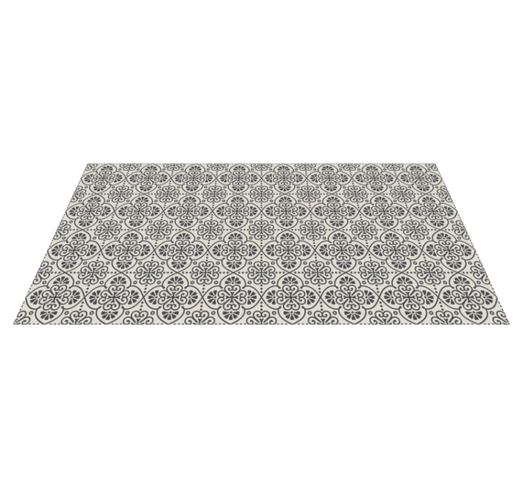 Alfombra vinílica mosaico patrón mosaico elegante - TenVinilo