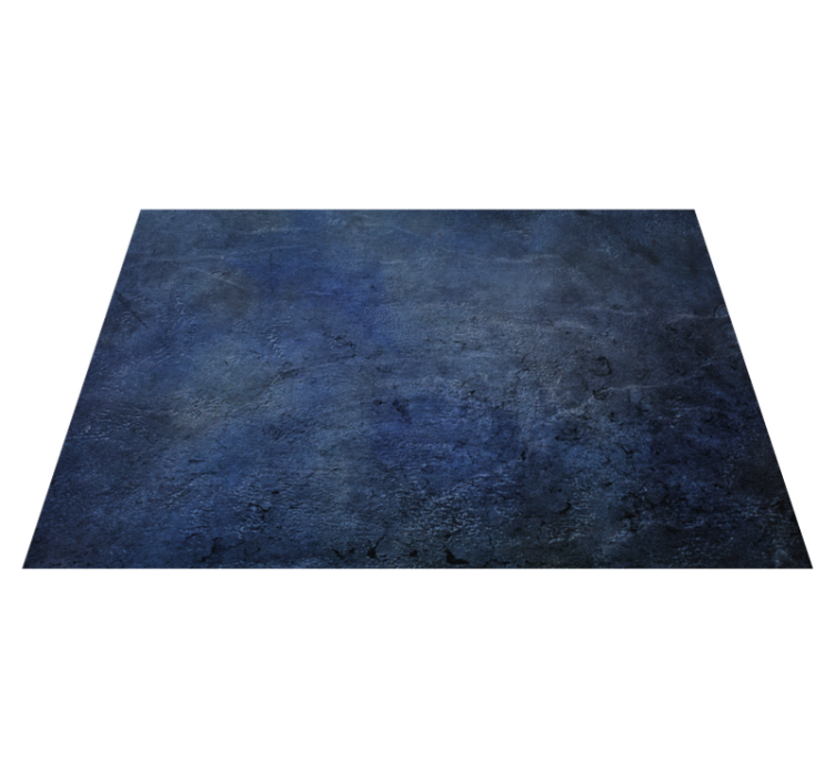 Alfombra vinílica textura Hormigón de estilo industrial azul - TenVinilo