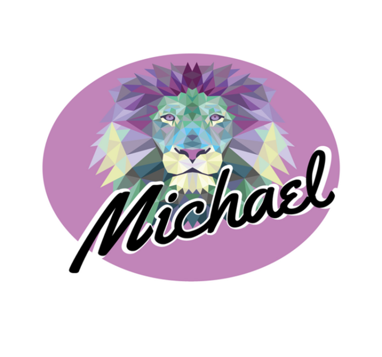 Alfombra vinílica personalizable león personalizable - TenVinilo