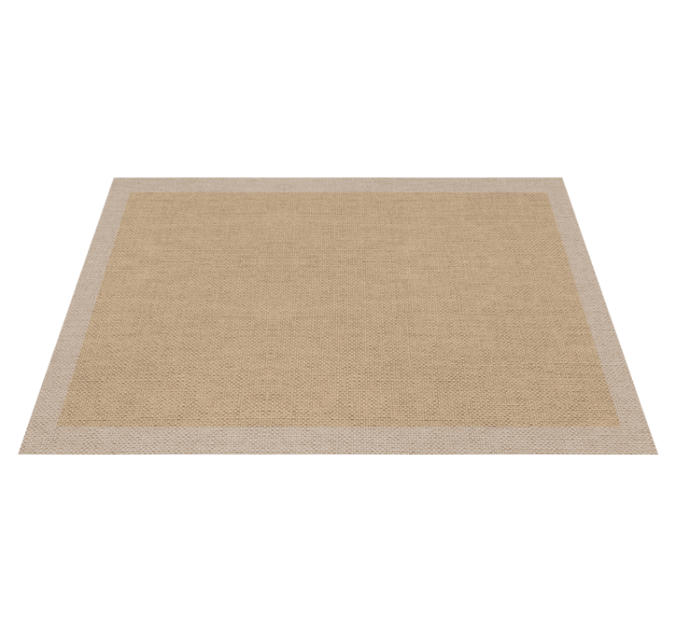 Alfombra de vinilo minimalista teplón beige - TenVinilo