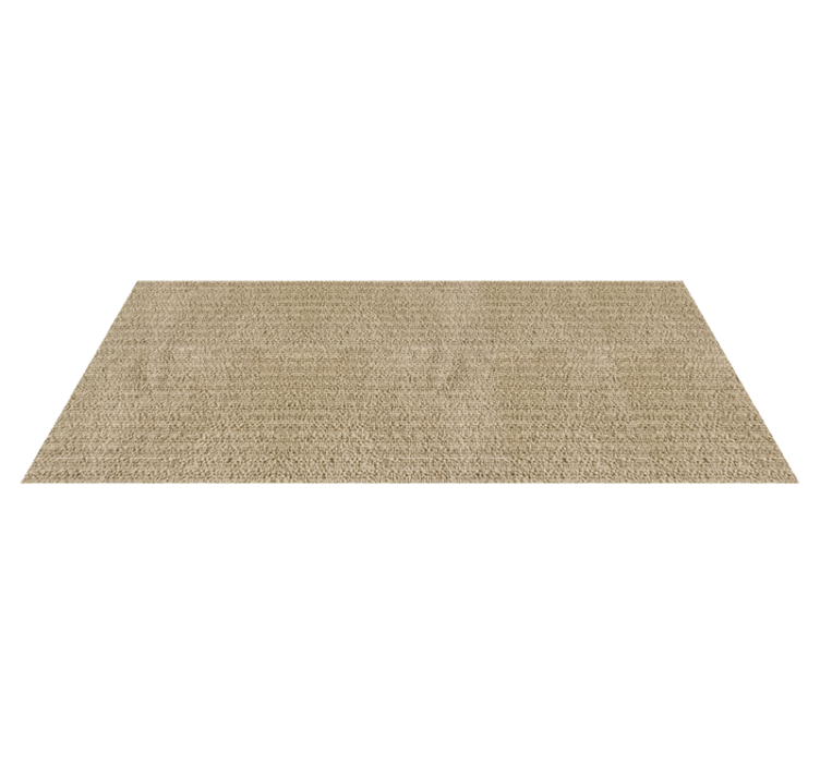 Alfombra vinilo moderna tejido monocolor beige - TenVinilo