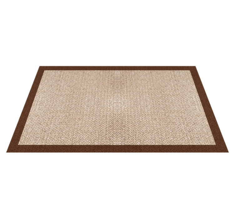 Alfombra vinilo textura efecto tejido beige - TenVinilo
