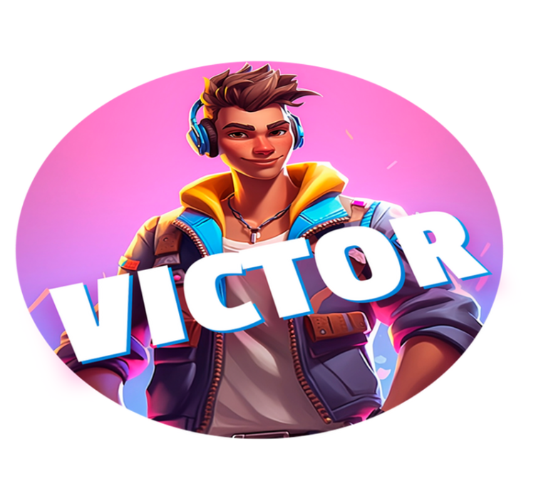 Alfombra vinilo personaje masculino videojuego - TenVinilo