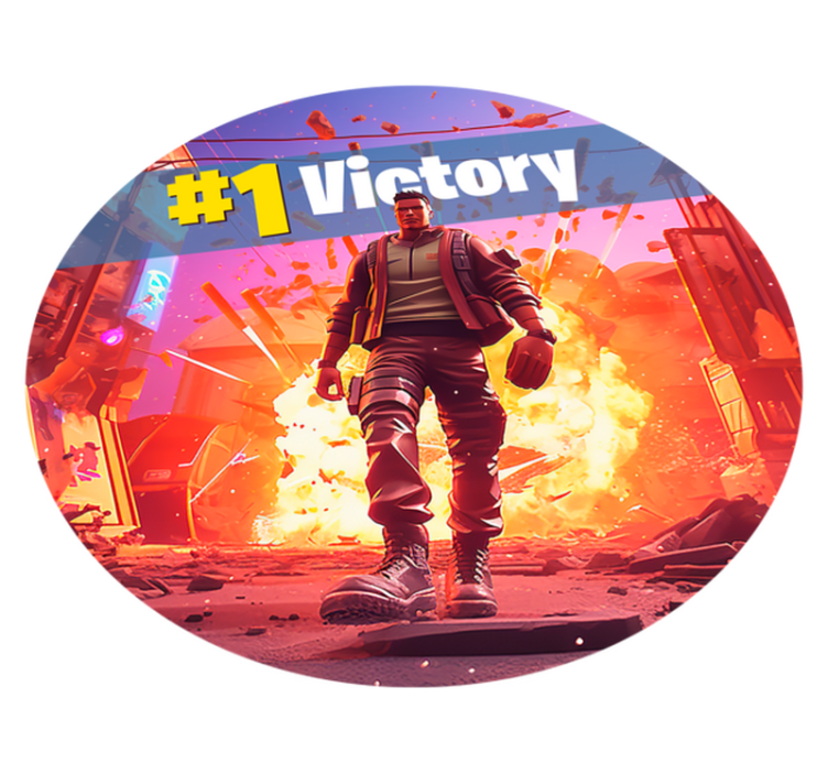 Alfombra vinilo dormitorio victoria videojuego - TenVinilo