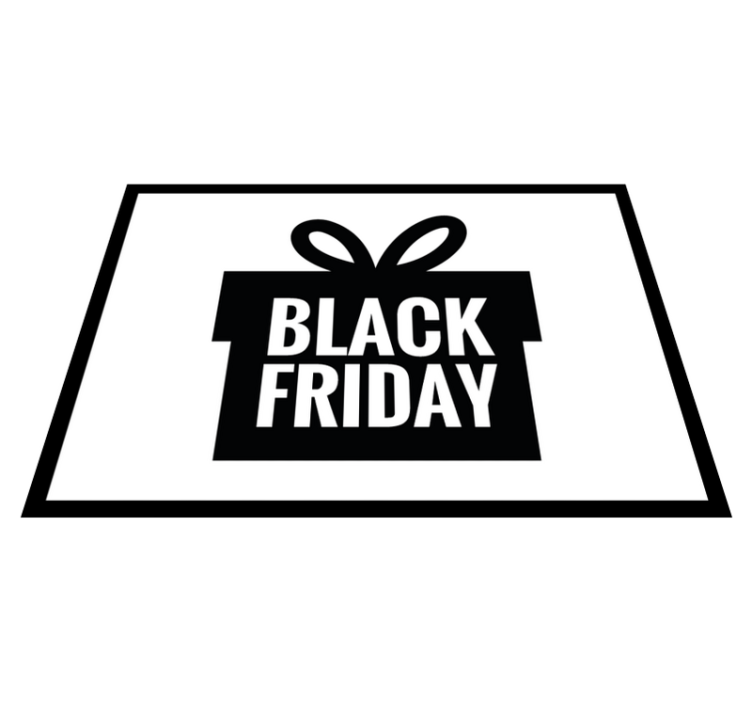 Alfombra vinilo caja de regalo Black Friday - TenVinilo