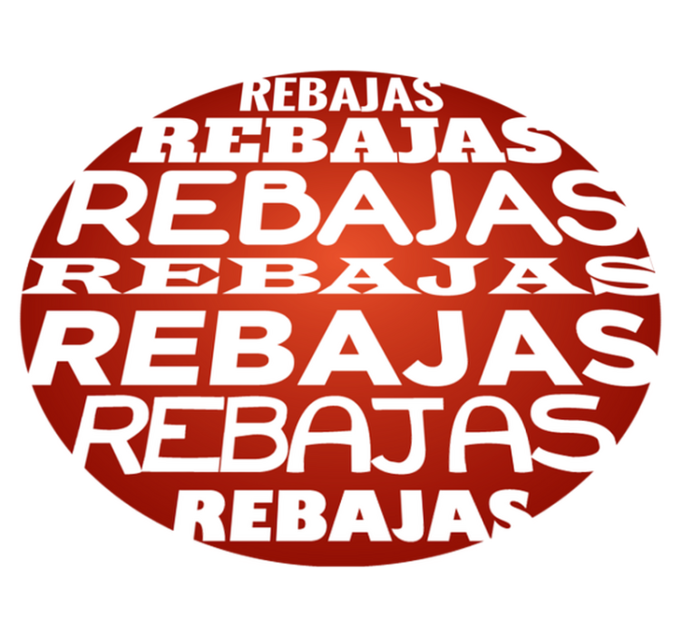 Alfombra de vinilo roja circular rebajas - TenVinilo