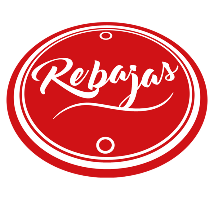 Alfombra de vinilo redonda roja rebajas - TenVinilo