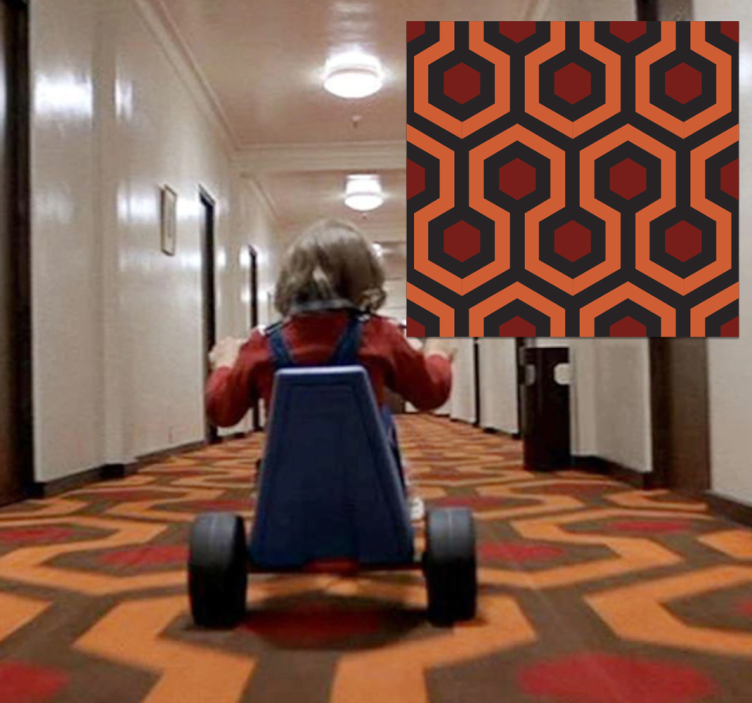 Alfombra de vinilo geométrica - TenVinilo