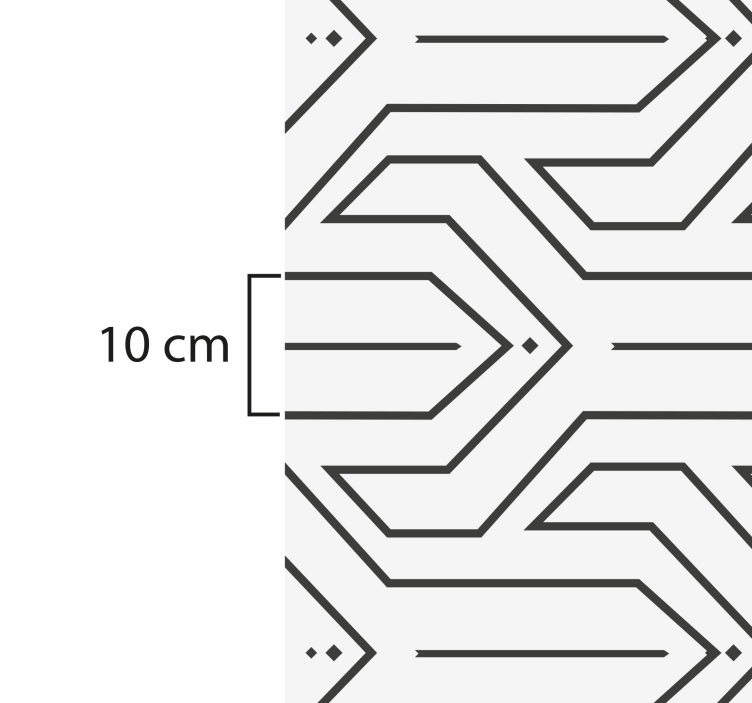 Alfombra de vinilo geométrica patrón geométrico - TenVinilo