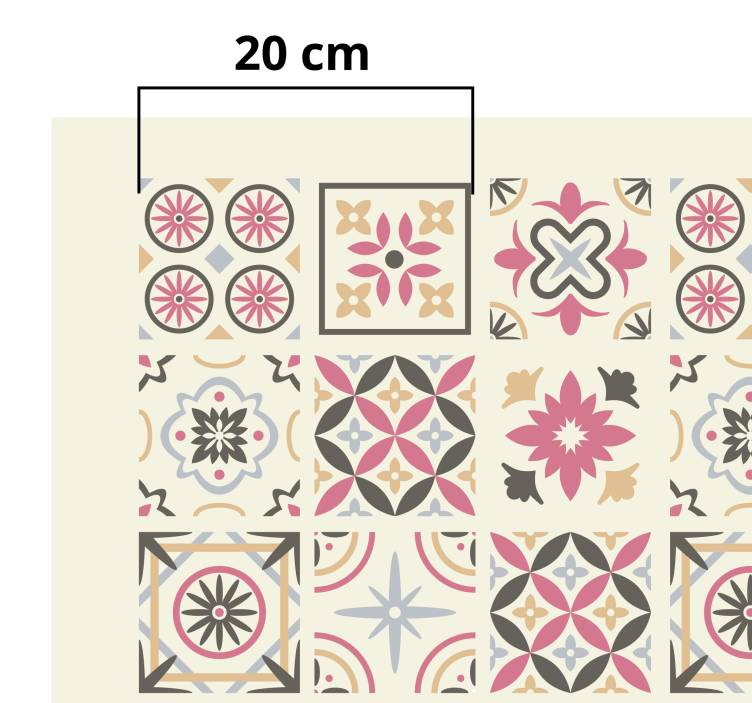 Alfombra vinílica hidráulica Collage de "nicolle" - TenVinilo