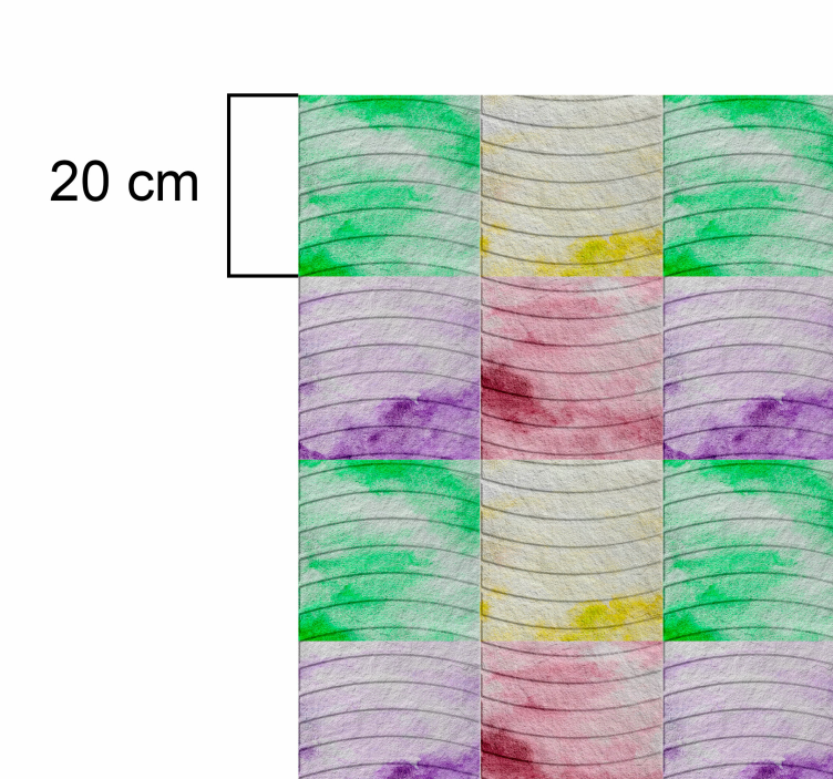 Alfombra vinilo salón baldosas de las Ramblas - TenVinilo