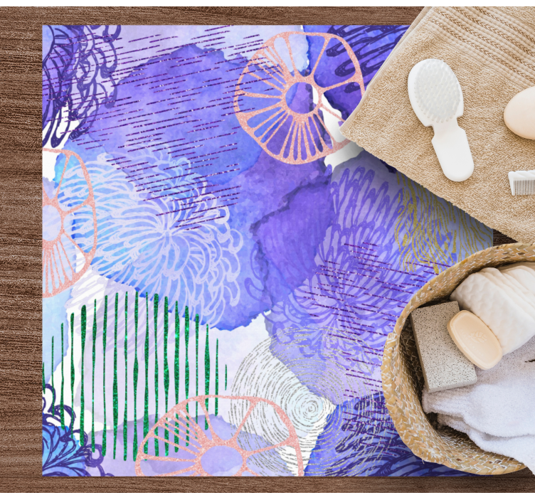 Alfombras vinílicas juvenils Fondo abstracto morado - TenVinilo