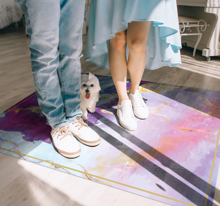 Alfombra vinílica Textura mármol diamante - TenVinilo