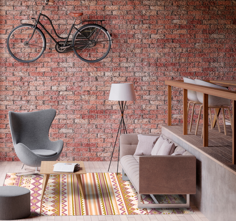 Alfombra vinílica vintage Estilo boho - TenVinilo