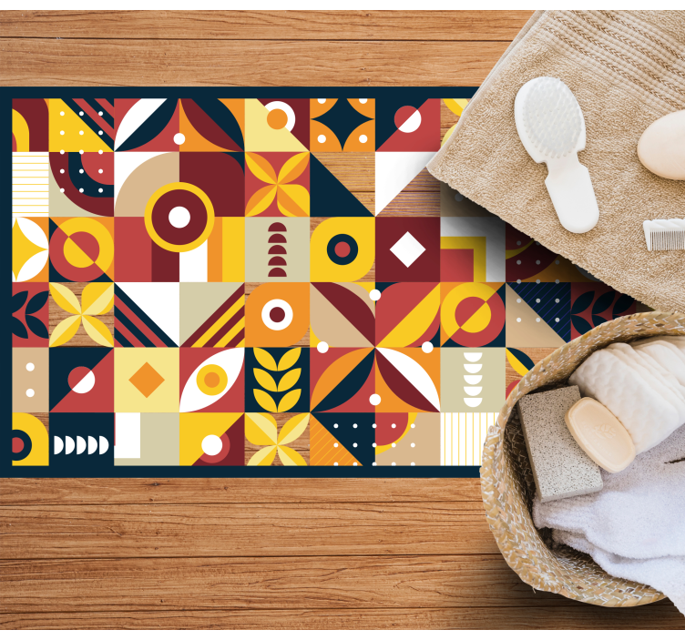 Alfombra vinílica hidráulica composiciones animadas - TenVinilo