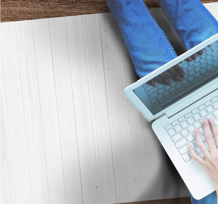 Alfombra vinílica imitación madera textura ligera - TenVinilo