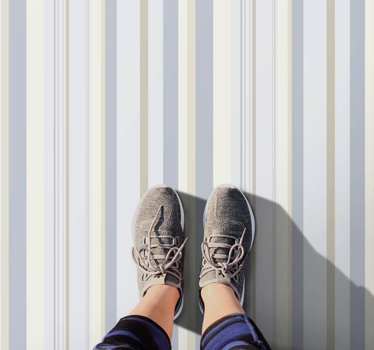 Alfombra vinílica rayas motivo rayas chic - TenVinilo