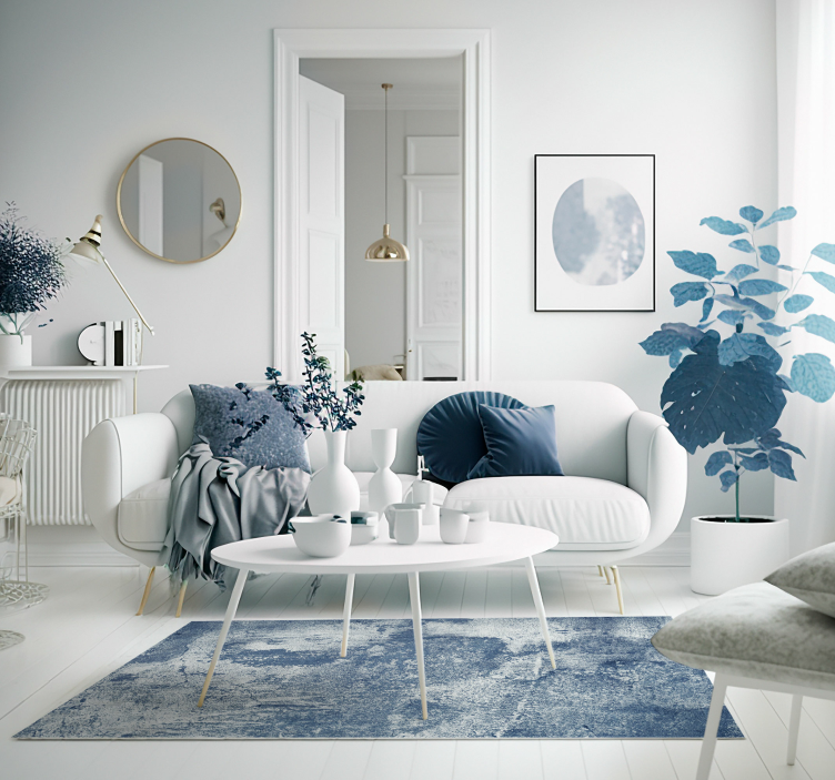 Alfombra vinilo textura piedra efecto cemento - TenVinilo