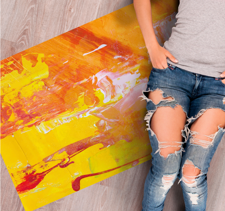 Alfombra vinílica imitación marmoleado abstracto - TenVinilo