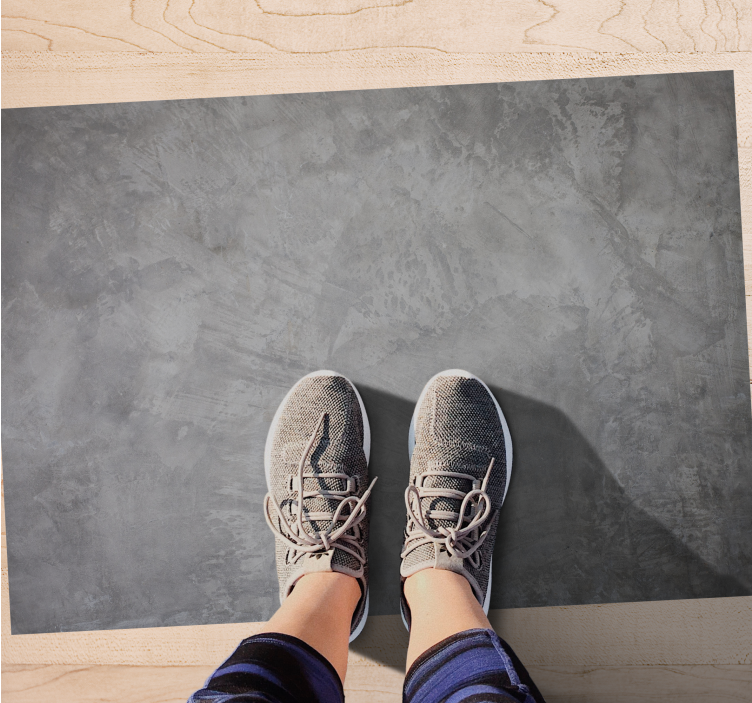 Alfombra vinílica textura Patrón gris de estilo rústico - TenVinilo
