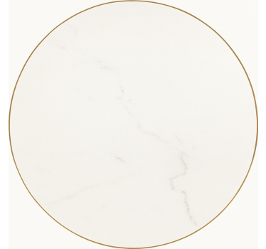 Alfombra vinílica comedor veta de mármol blanco - TenVinilo
