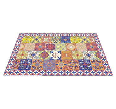 Alfombras vinilo hidráulica azulejos México - TenVinilo
