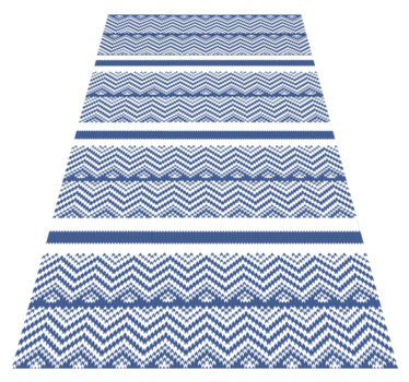 Alfombra vinilo rayas azules minimalistas - TenVinilo