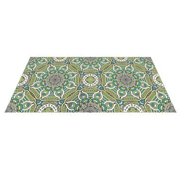 Alfombra vinílica mandala mandala estampado - TenVinilo