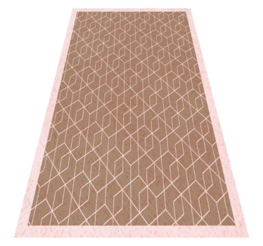 Alfombra vinilo cocina 3d con diamantes blanco - TenVinilo