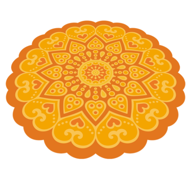 Alfombra vinílica mandala acento de piso mandala - TenVinilo