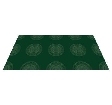 Alfombra vinílica mandala diseño con motivo de mandala - TenVinilo