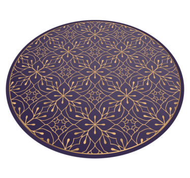 Alfombra vinílica mandala elegancia floral - TenVinilo