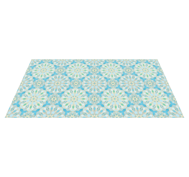 Alfombras vinílicas de azulejos Vidrieras de ensueño - TenVinilo