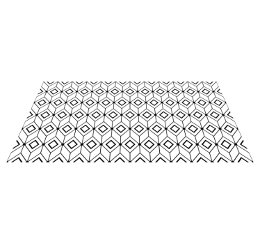 Alfombra vinílica cocina hidráulica geométrica - TenVinilo