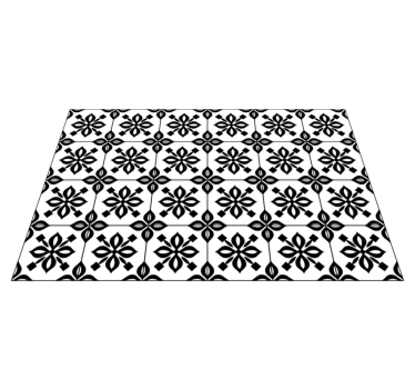 Alfombra hidráulica vinílica de mandalas - TenVinilo