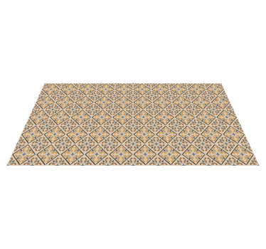 Alfombra vinílica hidráulica azulejos con patrones elegantes - TenVinilo
