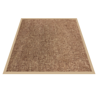 Alfombra de vinilo textura Imitación fibra natural color beige - TenVinilo