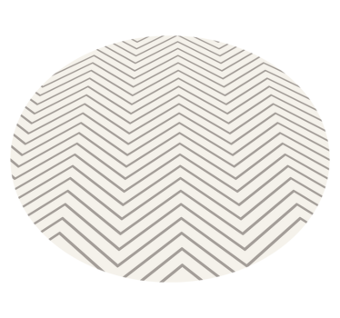 Alfombra vinílica comedor vintage líneas grises - TenVinilo